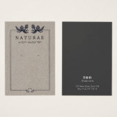 クラフトパイン素朴コーンのイヤリングジュエリー表示 (正面&裏面)