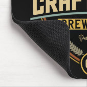 クラフトパーソナライズされたビールラベル醸造会社バー マウスパッド (コーナー)
