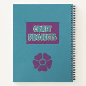 クラフトパーソナライズされたプロジェクト ノートブック (裏面)