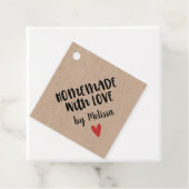 クラフトパーソナライズされた手作りラブギフトラベル フェイバータグ (インサイチュ)