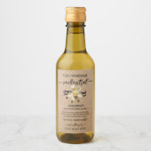 クラフトパーソナライズされた自家製バニラエキストラベル ワインラベル (正面)