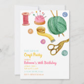 クラフトパーティの招待状 招待状 (正面)