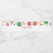 クラフトパーティーウォーターボトルラベル ペットボトルラベル (シングルラベル)