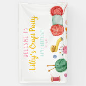 クラフトパーティーバナー 横断幕 (縦)