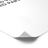 クラフトパーティーDIY 8x10サイン ポスター (角)