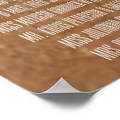 クラフトヒマワリ秋9シーティングテーブ結婚ル ポスター (角)