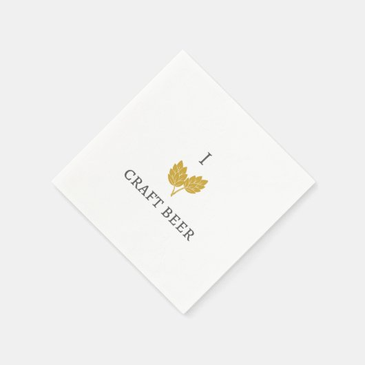 クラフトビアカクテルナプキンが大好き スタンダードカクテルナプキン (角)