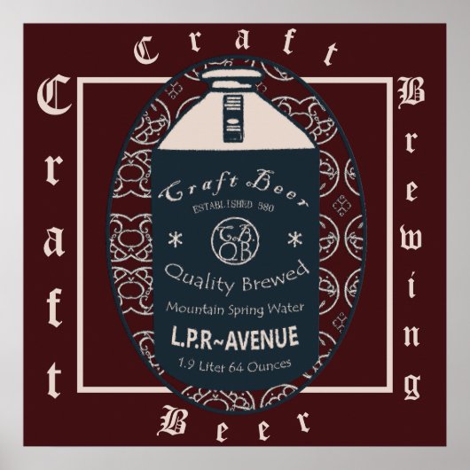 クラフトビアグローラー ポスター (正面)