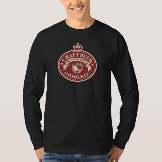 クラフトビアミルウォーキーウィスコンシン Tシャツ (正面)