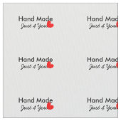 クラフトビジネス裁縫ラベルの切り取りと縫い ファブリック (クローズアップ)