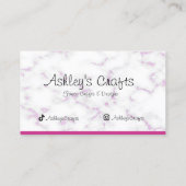 クラフトビニールTシャツシルエットクリッカートビジネスカー 名刺 (裏面)