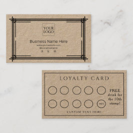 クラフトビフォーマルジネスカフェコーヒーサロン ロイヤリティカード