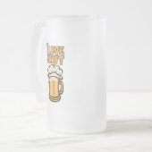 クラフトビールが大好き フロストグラスビールジョッキ (正面左)