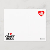 クラフトビールが大好き ポストカード (裏面)