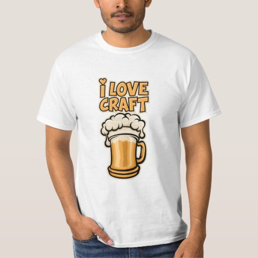 クラフトビールが大好き Tシャツ (正面)