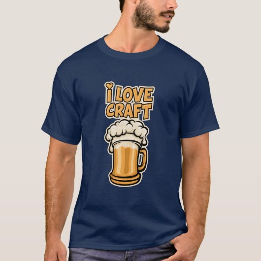 クラフトビールが大好き Tシャツ (正面)