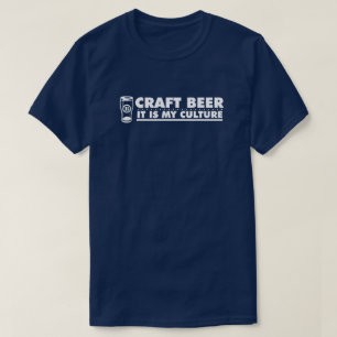 クラフトビールそれが私の文化 Tシャツ