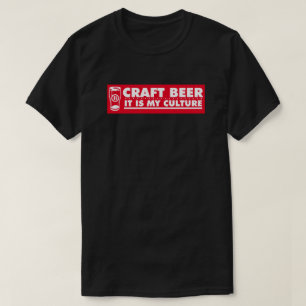 クラフトビールそれが私の文化 Tシャツ