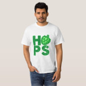 クラフトビールにホップを愛して Tシャツ (正面フル)