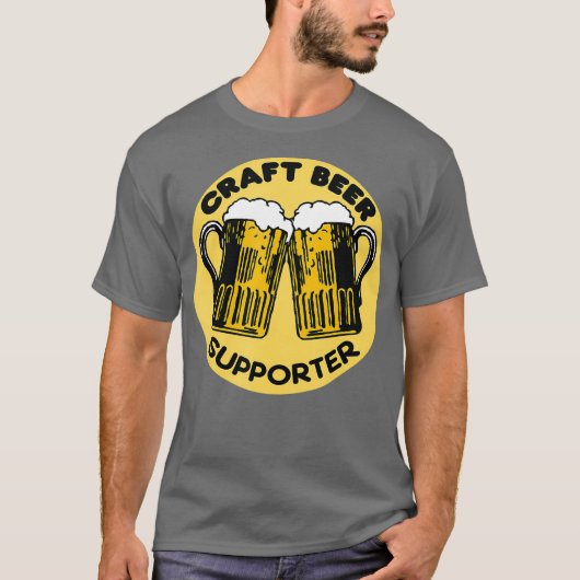 クラフトビールのサポーター Tシャツ (正面)