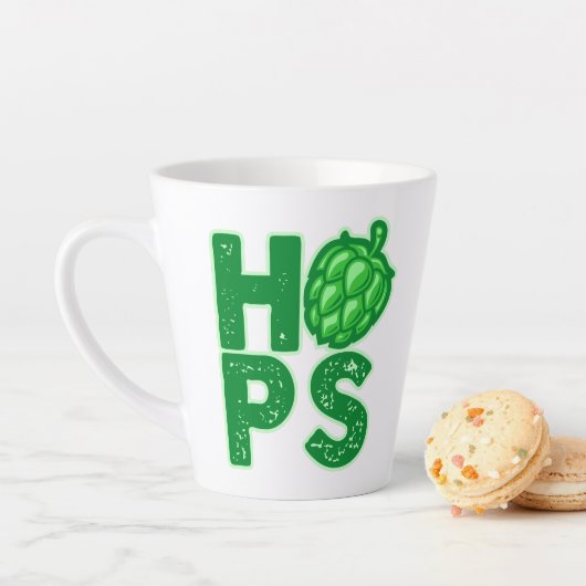 クラフトビールのホップが大好き カフェラテマグ (インサイチュ)