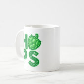 クラフトビールのホップが大好き コーヒーマグカップ (正面左)