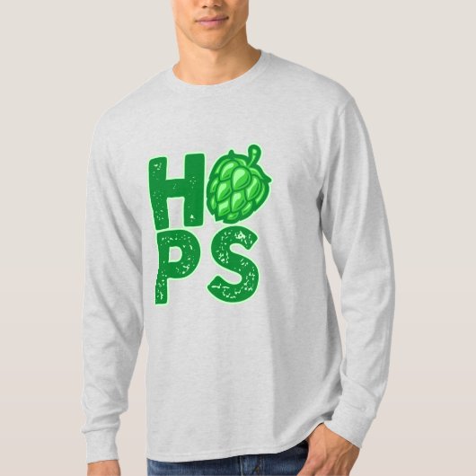 クラフトビールのホップが大好き Tシャツ (正面)
