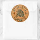 クラフトビールのホップ ラウンドシール (バッグ)