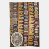 クラフトビールのメンズキッチンハンドタオル キッチンタオル (縦)