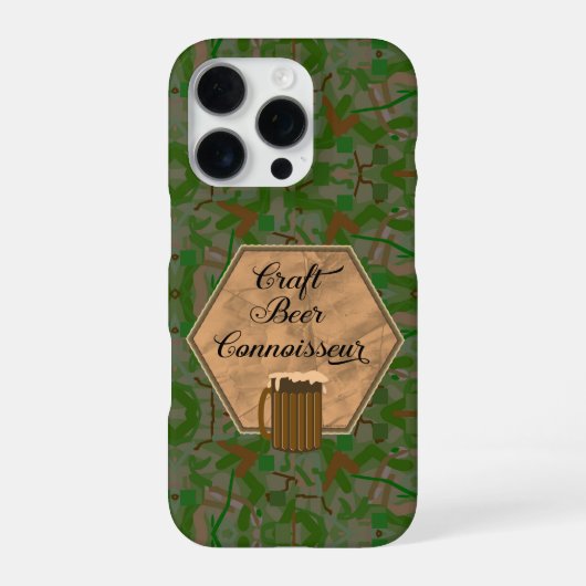 クラフトビールの愛好家 iPhoneケース (裏面)