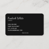 クラフトビールカスタムQR 名刺 (裏面)