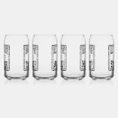 クラフトビールガラスセット ガラス缶 (右)