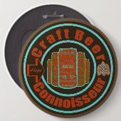 クラフトビールコンノシーズールオレンジ 缶バッジ (正面&裏面)