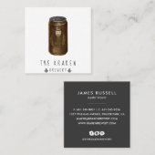 クラフトビールサイダースカルスケッチスクエア名刺 スクエア名刺 (正面/裏面)