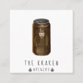 クラフトビールサイダースカルスケッチスクエア名刺 スクエア名刺 (正面)