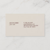 クラフトビールセキセロンブルワリーモノグラム 名刺 (裏面)