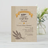 クラフトビールテイスティング招待状 招待状 (スタンド正面)