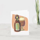 クラフトビールボトルとガラス素朴醸造所 カード (正面)