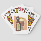 クラフトビールボトルとガラス素朴醸造所 トランプ (裏面)