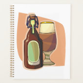 クラフトビールボトルとガラス素朴醸造所 プランナー手帳 (正面)