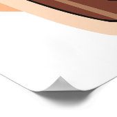 クラフトビールボトルとガラス素朴醸造所 ポスター (角)