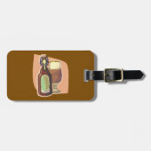 クラフトビールボトルとガラス素朴醸造所 ラゲッジタグ (正面横)