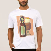 クラフトビールボトルとガラス素朴醸造所 Tシャツ (正面)