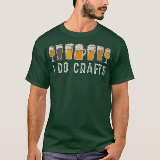 クラフトビールヴィンテージTシャツIドゥクラフツ自宅醸造 Tシャツ (正面)