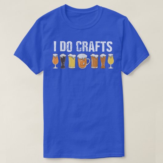 クラフトビール好き 手作りが好き アルコール飲料 Tシャツ (デザイン正面)