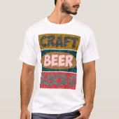 クラフトビール最低の Tシャツ (正面)