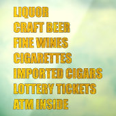 クラフトビール素晴らしワイン葉巻ロットAtmなど ウィンドウサイン (シート3)