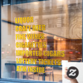 クラフトビール素晴らしワイン葉巻ロットAtmなど ウィンドウサイン (カフェ窓)