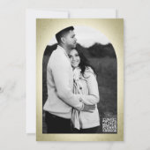 クラフトビール醸造レトロ婚約パーティ 招待状 (裏面)