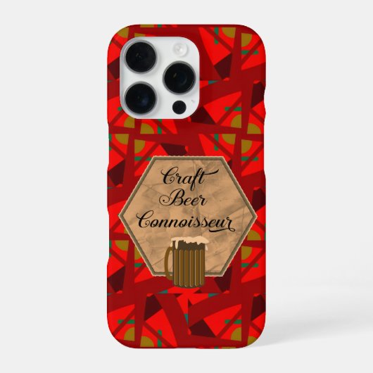 クラフトビール鑑定家 iPhoneケース (裏面)